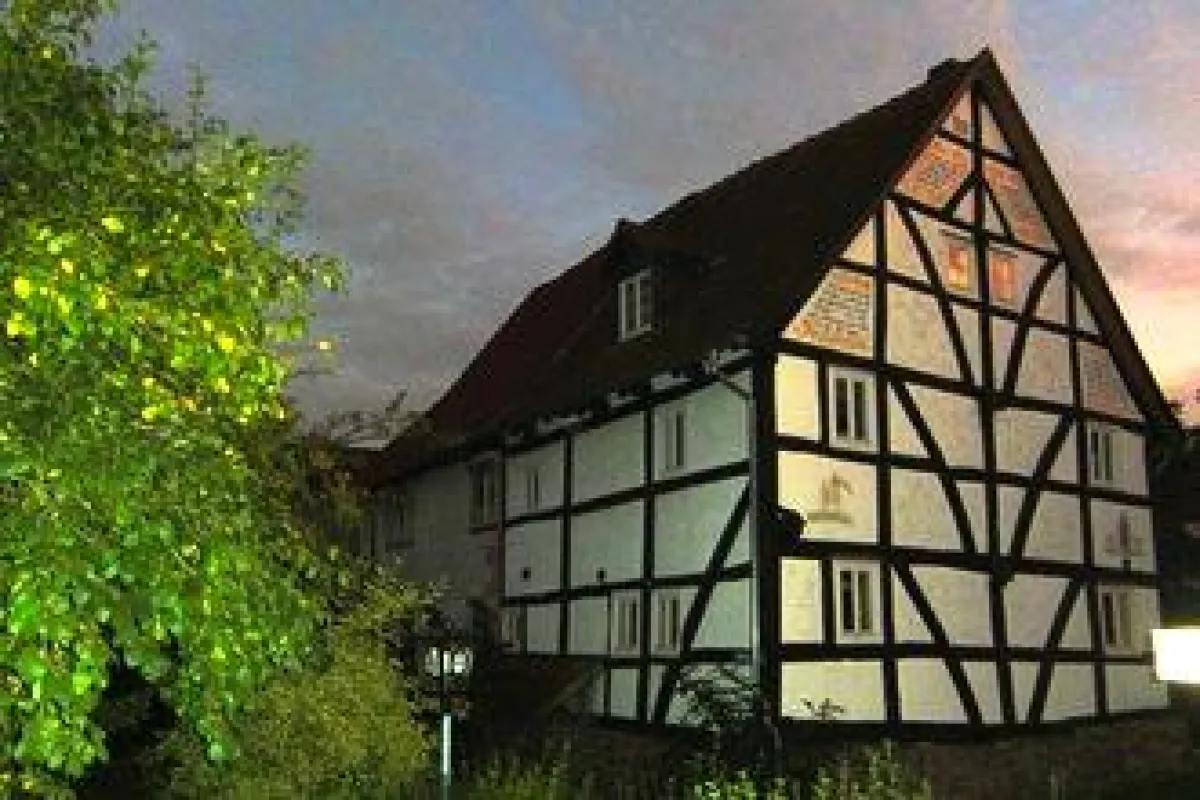 Ferienhaus mit Fachwerk im Hessischen Bergland