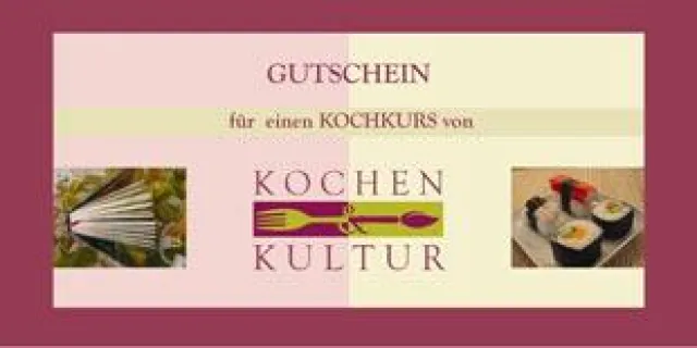 Versand von Geschenkgutscheinen für Kochkurse Bild: Versand von Geschenkgutscheinen für Kochkurse