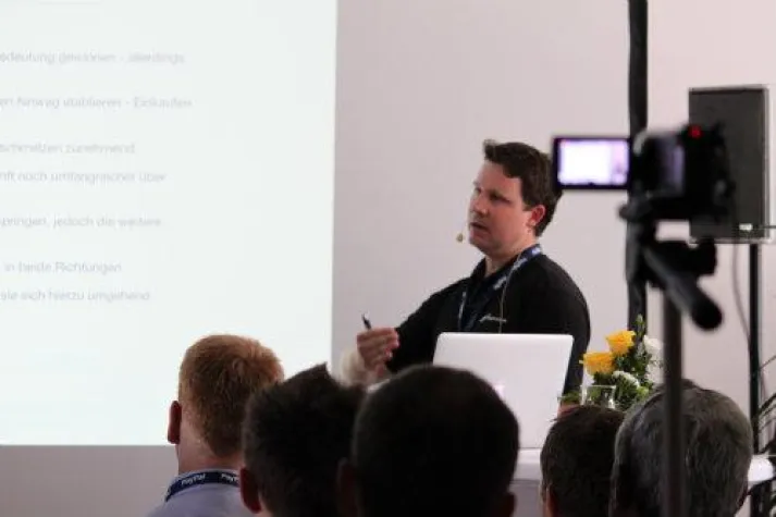 Bild: TechDivision präsentiert sich auf der dmexco 2013 zusammen mit Magento