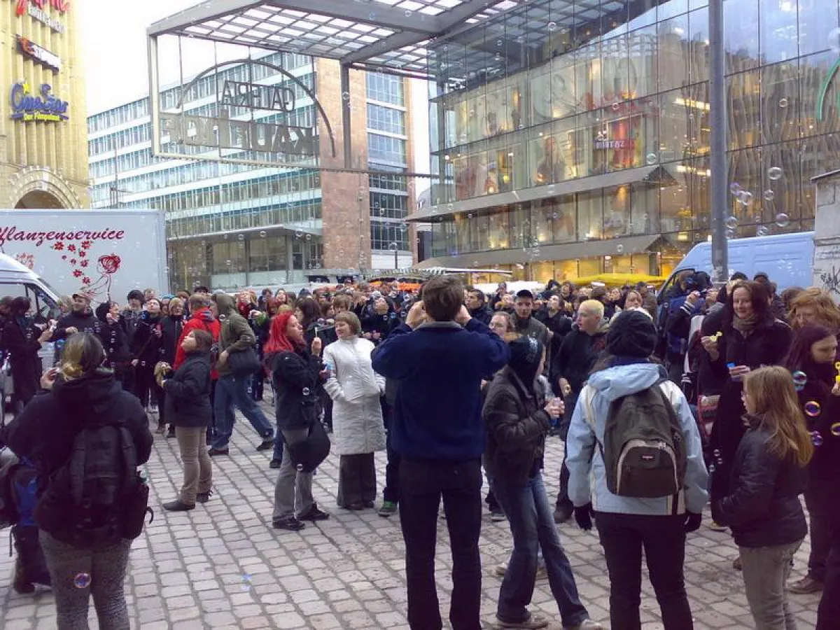 Flashmob in Chemnitz