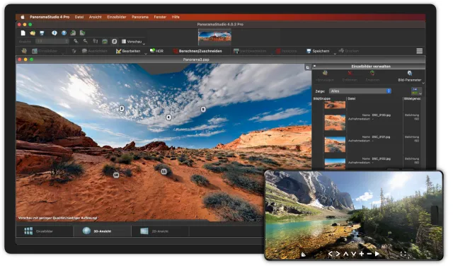 Bild: PanoramaStudio 4 und 4 Pro – neue Versionen der bekannten Panorama-Software