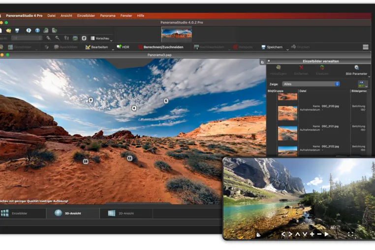 Bild: PanoramaStudio 4 und 4 Pro – neue Versionen der bekannten Panorama-Software