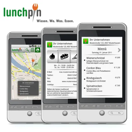 Bild: lunchpin.com - die mobile Speisekarte für den Mittagstisch - Gastronomie App