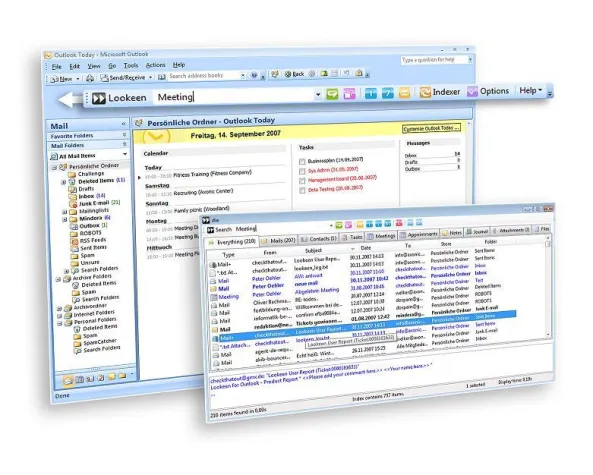Bild: Lookeen 2.0 räumt Ihr Outlook® auf