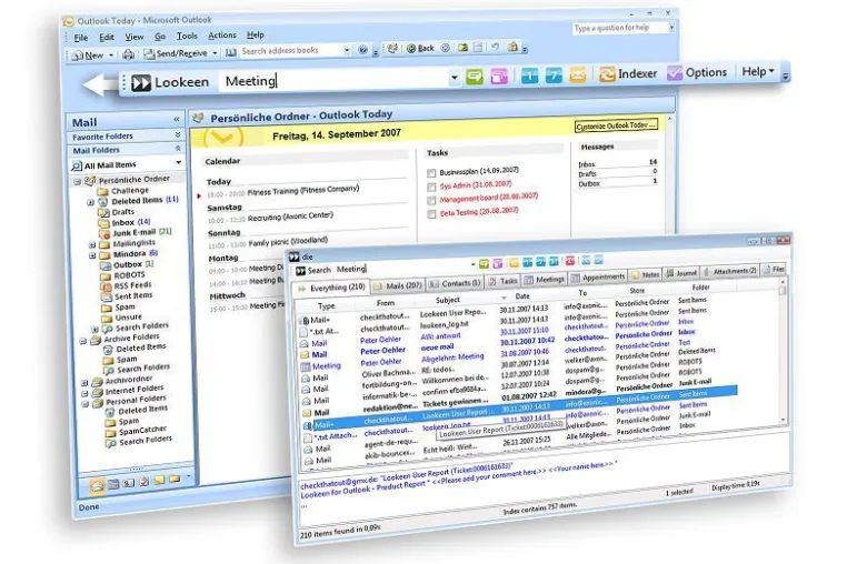 Lookeen 2.0 räumt Ihr Outlook® auf Bild: Lookeen 2.0 räumt Ihr Outlook® auf