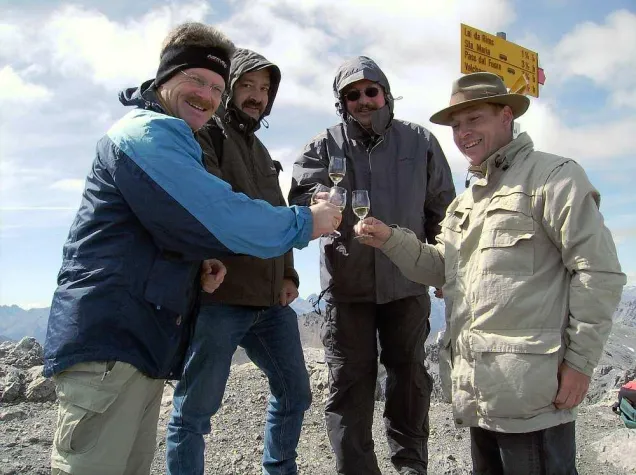 Bild: Whisky Tasting auf 3033m Höhe und 3°C