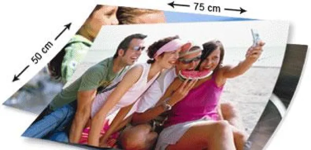 Bild: Wie groß können Digitalkamera Bilder gedruckt werden?