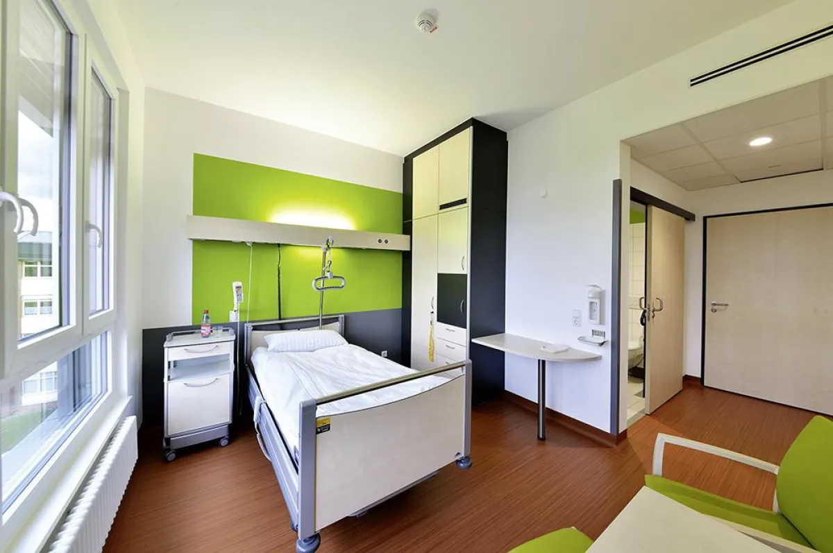 Klinikum Montabaur – Innenansicht der Privatstation