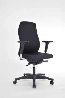 Ergonomischer Drehstuhl HEVIS Black Edition I für B2B Kunden Bild: Ergonomischer Drehstuhl HEVIS Black Edition I für B2B Kunden