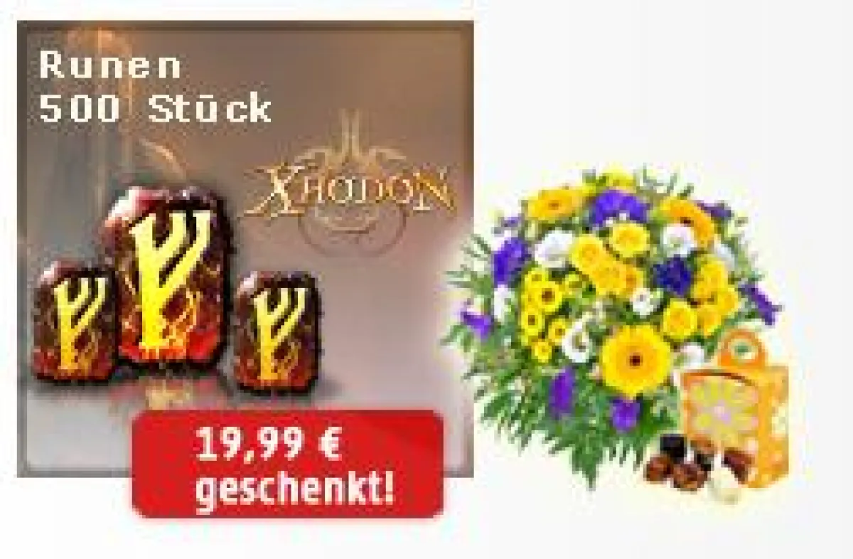 Xhodon Runen im Wert von 19,99? geschenkt