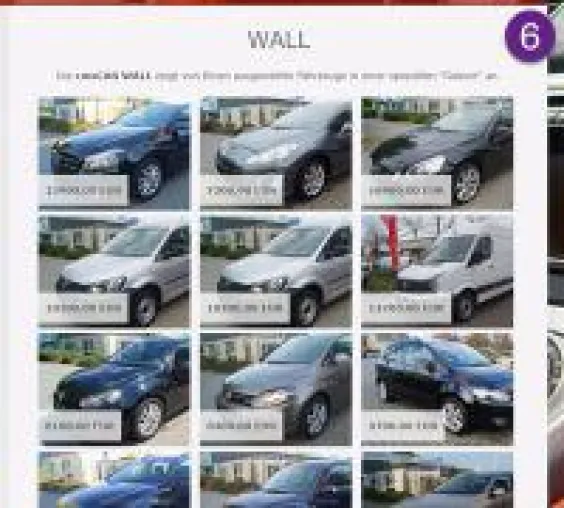 Bild: Homepage Autohandel: Neues cmsCAR-Modul "SucheBox Wall" für die Fahrzeugpräsentation