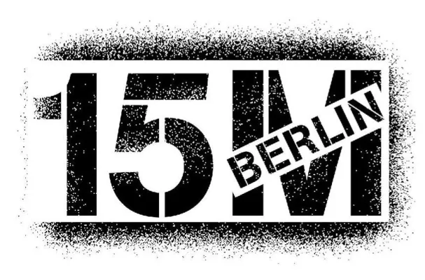 Bild: Die spanische Bewegung „15M Berlin“ wird vor der spanischen Botschaft campen - „Weinrote Flut der Emigranten“