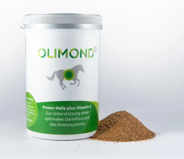 Bild: Olimond BB ist die neue Power-Hefe plus Vitamin E für Pferde
