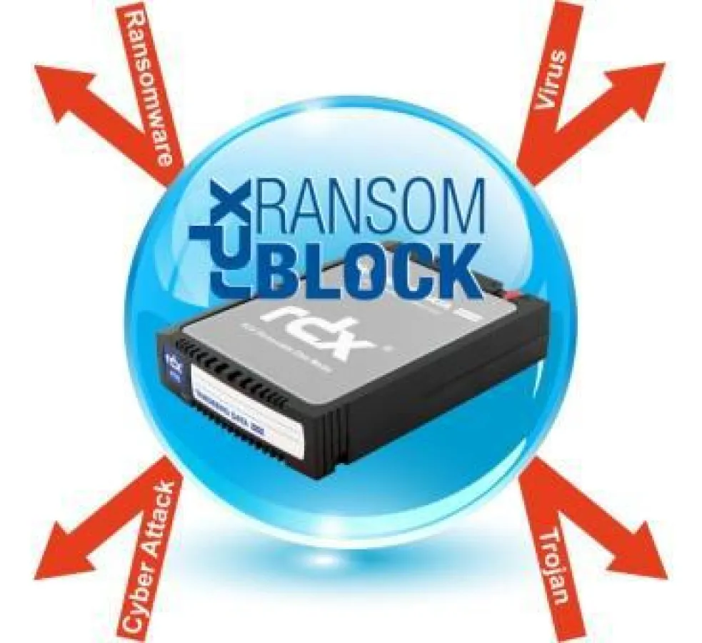 Zur Abwehr von Schadsoftware: rdxLOCK-Software von Overland-Tandberg blockt Ransomware