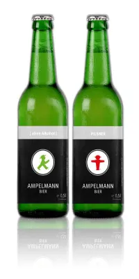 Ampelmann als Botschafter für maßvollen Biergenuss Bild: Ampelmann als Botschafter für maßvollen Biergenuss