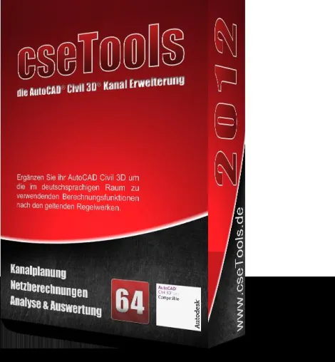 Bild: AutoCAD Civil 3D 2012 Kanalerweiterung - Gute Aussichten für Kanalplaner 2012 mit den cseTools