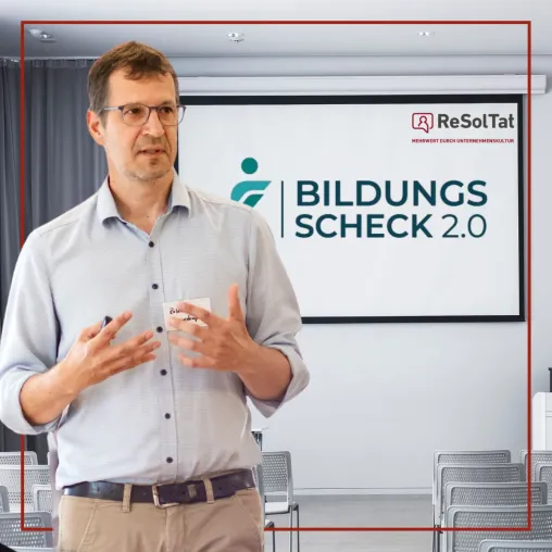 Bild: ReSolTat informiert: Bildungsscheck 2.0 erleichtert Führungskräftetrainings für Unternehmen in NRW
