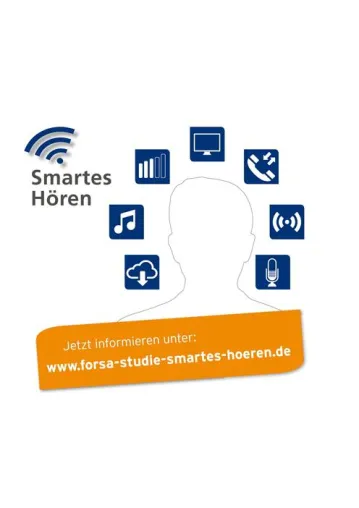 Bild: Eigene Hör-Grenzen überwinden? - forsa Studie „Smartes Hören“ sucht Test-Personen für neuartige Hörgeräte