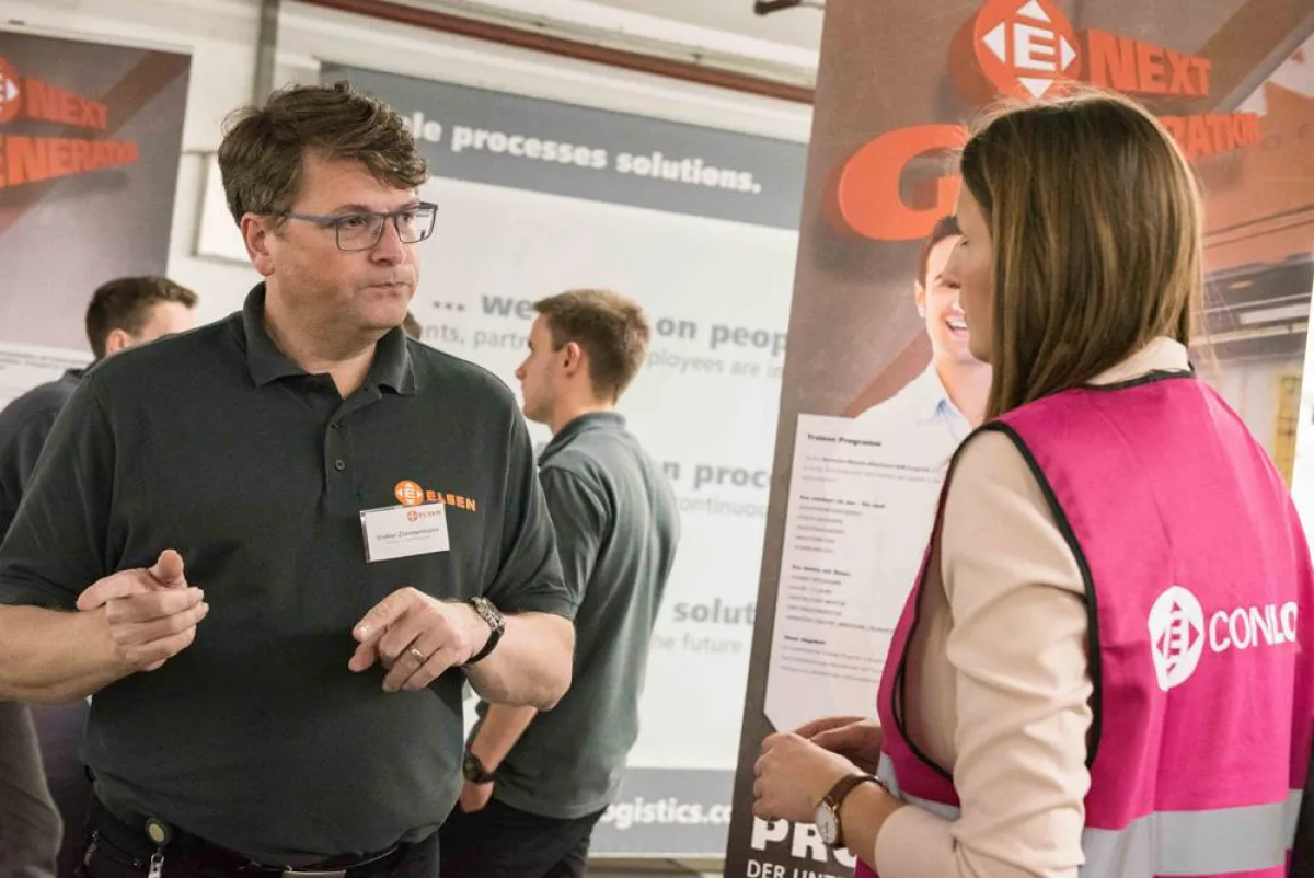 ELSEN informiert beim Karrieretag über Ausbildungs- und Einstiegsmöglichkeiten. (Foto: Elsen)