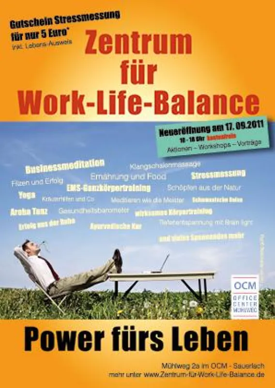 Zentrum für Work Life Balance - Eröffnung in Sauerlach