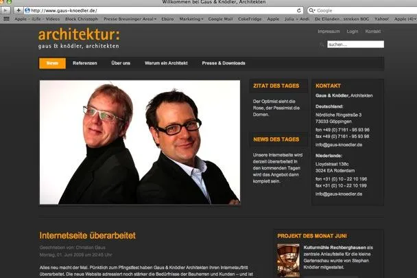 Bild: Internetseite überarbeitet
