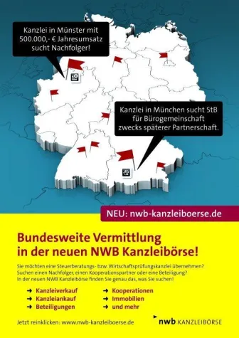 Bild: Neu vom NWB Verlag: Die digitale NWB Kanzleibörse