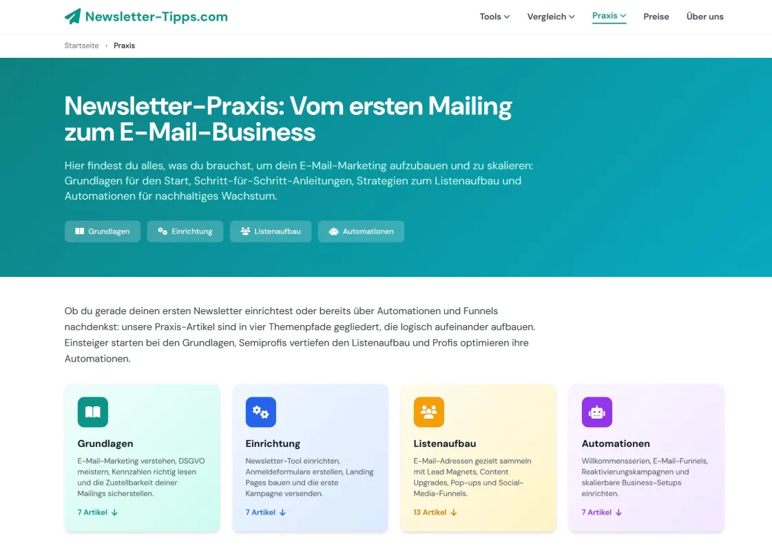 Echtes Praxiswissen für erfolgreiches Newsletter-Marketing (© Newsletter-Tipps.com)