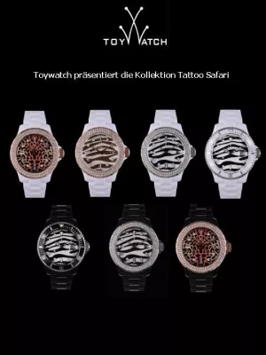 Bild: ToyWatch präsentiert die neue Tattoo Safari Kollektion