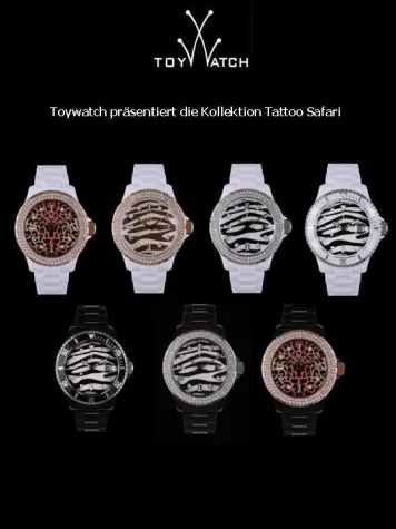 Bild: ToyWatch präsentiert die neue Tattoo Safari Kollektion