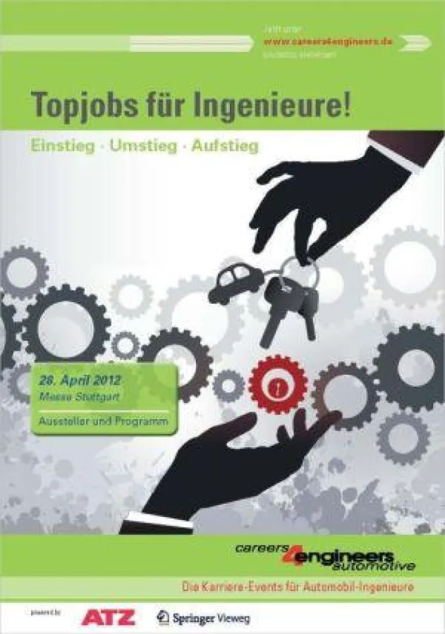Coverabbildung des Programmhefts zur careers4engineers automotive Stuttgart 2012