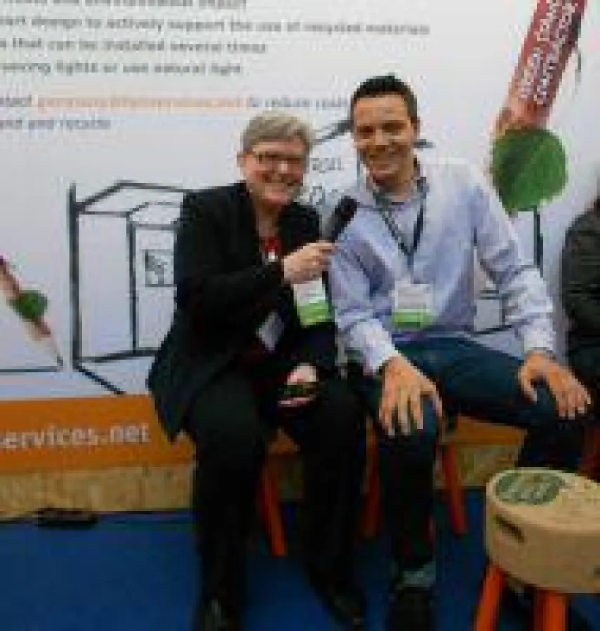 Brita Moosmann (yieldforprofit) und Wolf-Thomas Karl (L&T communications), Gründer des Green Tourism Camp.