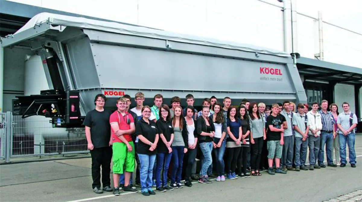 Teilnehmer Tag der Ausbildung bei Kögel