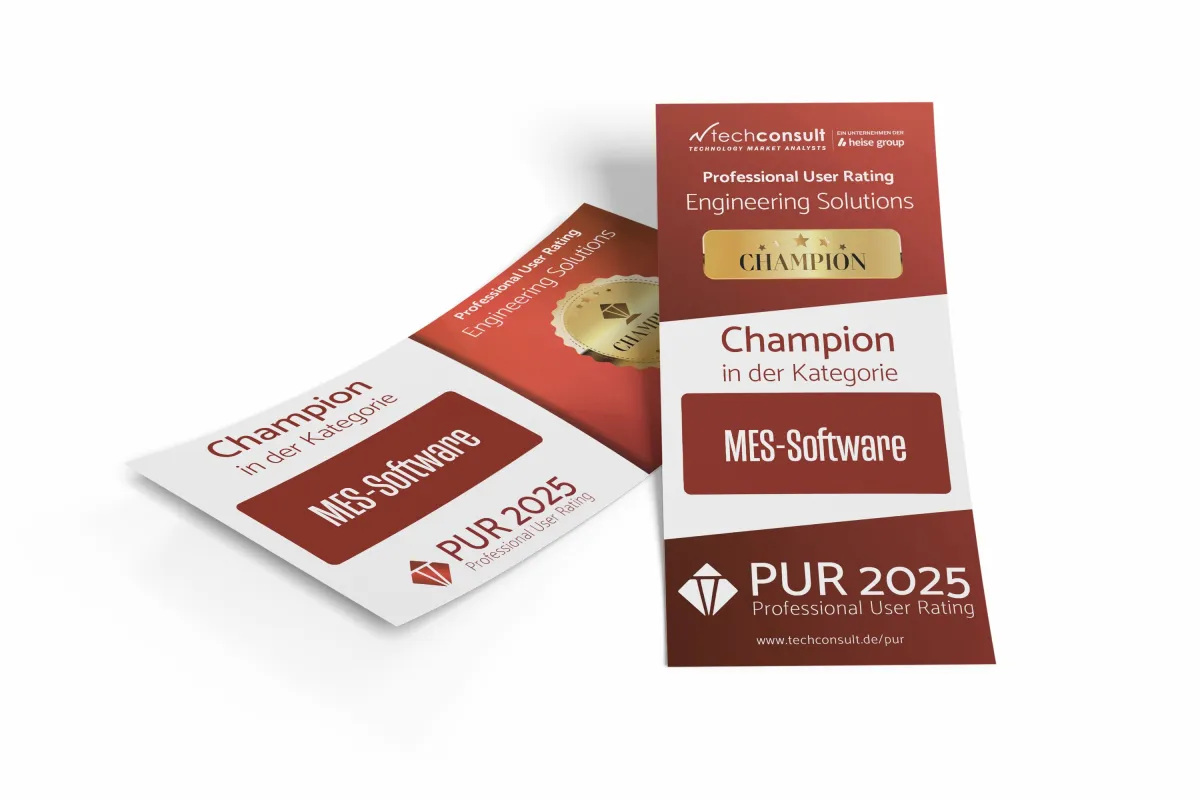 Das MES-System von PROXIA landet zum zweiten Mal in Folge auf einem Spitzenplatz. (© PROXIA Software AG)