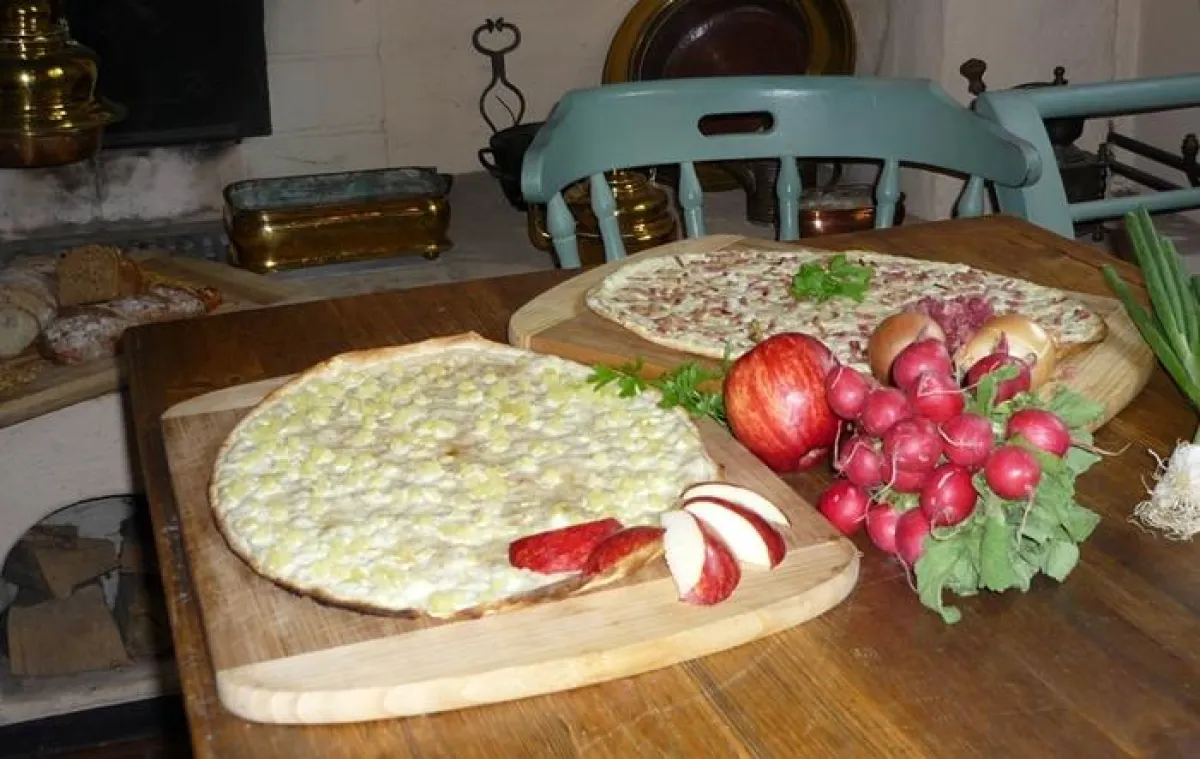 Ofengold-Flammkuchen