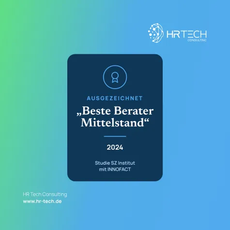 HR Tech Consulting als einer der „Besten Berater Mittelstand 2024“ ausgezeichnet Bild: HR Tech Consulting als einer der „Besten Berater Mittelstand 2024“ ausgezeichnet