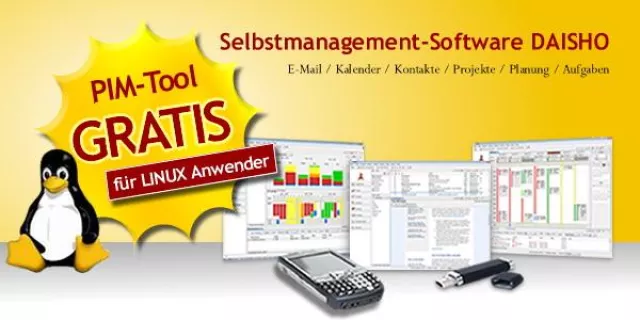 Bild: Productivity Software DAISHO für Linux-Anwender nun kostenlos erhältlich