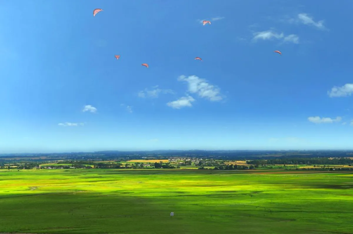 Die X-Wind Anlagen sind in der Landschaft praktisch unsichtbar