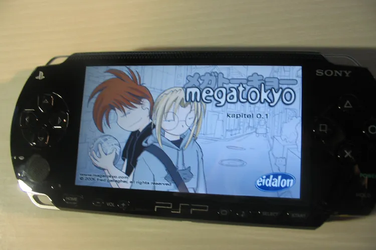 Bild: Comics komplett digital - eidalon bietet als erster deutscher Verlag einen Comic für die Playstation Portable (PSP) an
