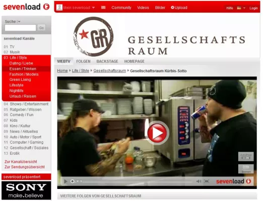 Bild: sevenload präsentiert Kochkunst auf hohem Niveau: Bernd Arold kocht die Red Bull Suppe