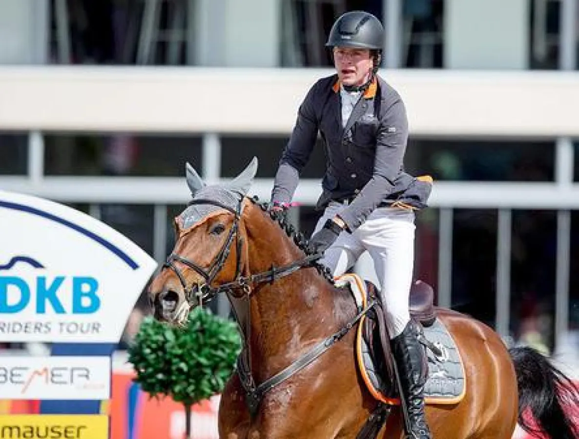 Philip Rüping mit Copperfield. Foto: Stefan Lafrentz