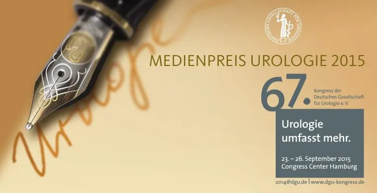 Bild: Deutsche Gesellschaft für Urologie schreibt „Medienpreis Urologie 2015“ aus