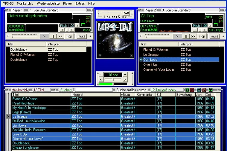 Bild: MP3-DJ 8.4.0: Der Musik-Mixer für jede Party