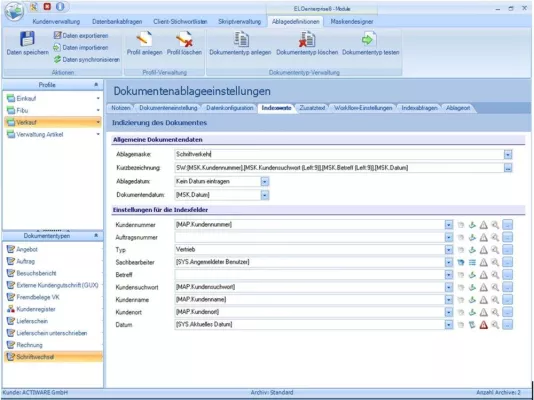 Bild: Umfassende Integration von Microsoft Dynamics NAV, AX und CRM in ELO und Microsoft SharePoint