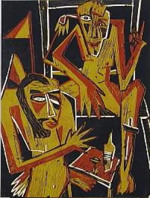 Bild: Werk von Holzschneider Klaus Süß in Hohenstaufen