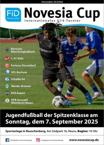 Bild: Am 6. & 7. September feiert die SG Erfttal ein XXL-Wochenende mit Familienfest & Novesia Cup!