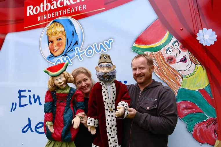 Bild: Königlicher Einsatz für gesunde Ernährung - Das Rotbäckchen-Kindertheater geht wieder auf Deutschlandtour