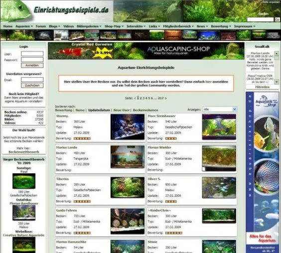 Bild: Einrichtungsbeispiele.de - Eine Web 2.0-Community startet durch