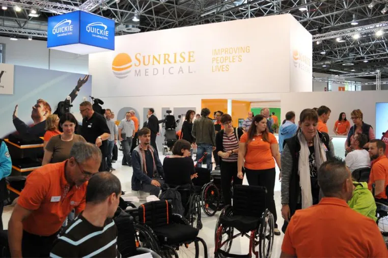 Bild: Rollstuhlhersteller Sunrise Medical blickt zurück auf die Rehacare 2016
