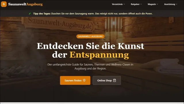 Saunawelt Augsburg: Vom Saunastandort zum führenden Online-Portal für Sauna & Wellness Bild: Saunawelt Augsburg: Vom Saunastandort zum führenden Online-Portal für Sauna & Wellness