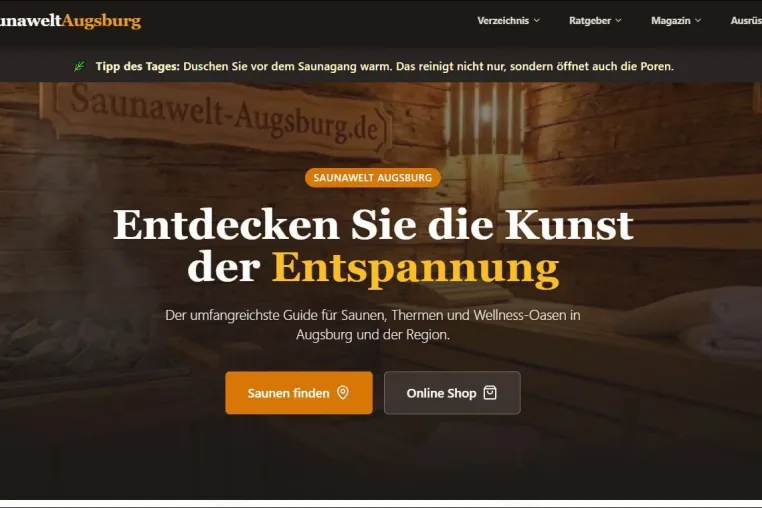 Bild: Saunawelt Augsburg: Vom Saunastandort zum führenden Online-Portal für Sauna & Wellness